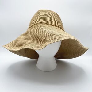 August floppy paper sun hat
